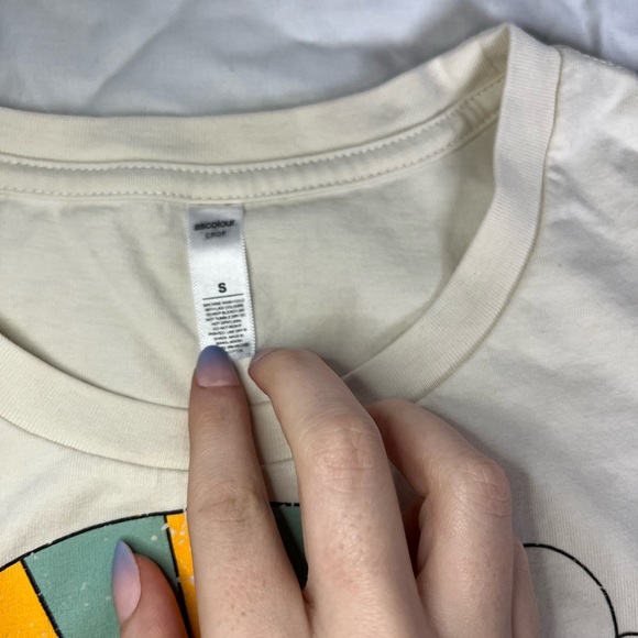 Band Tee Cropped, Small - Picture 4 of 5